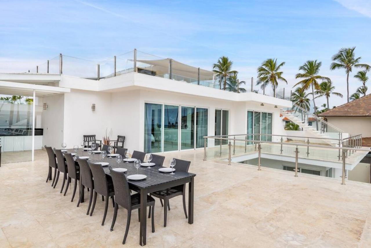 Villa Pandora Beach Front Villa With Chef Game Room Pool Punta Cana Dış mekan fotoğraf